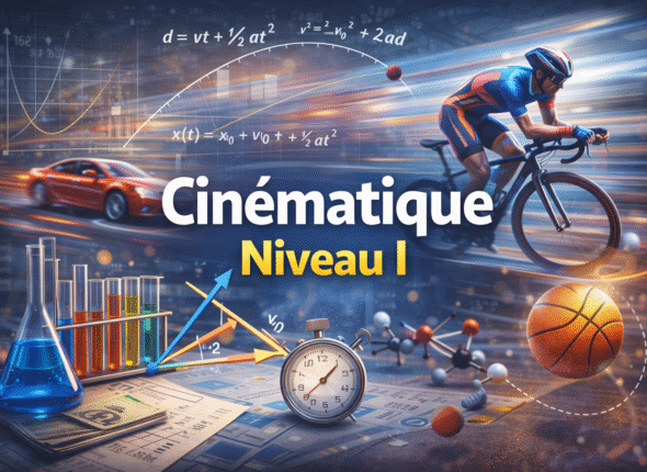 Cinématique Niveau I (les différents mouvements_ Lois de Newton)
